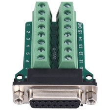 DB15 D-SUB VGA 15pin Female Adapter Jack Terminal PCB Board K1K71908