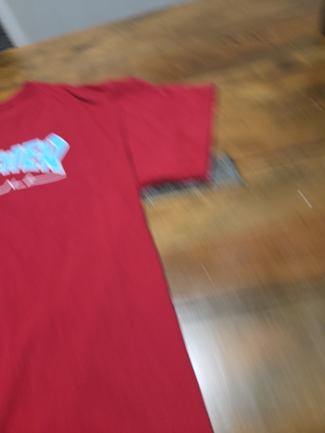 Y2K Thrasher Magazine Outlined Logo T Shirt Maroon Red Men's Size L image 7