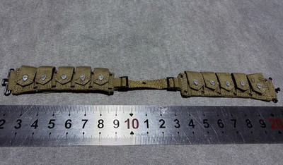 1/6 männlicher Soldat WWII Bullet Bag Gürtel Modell für 12'' Actionfiguren