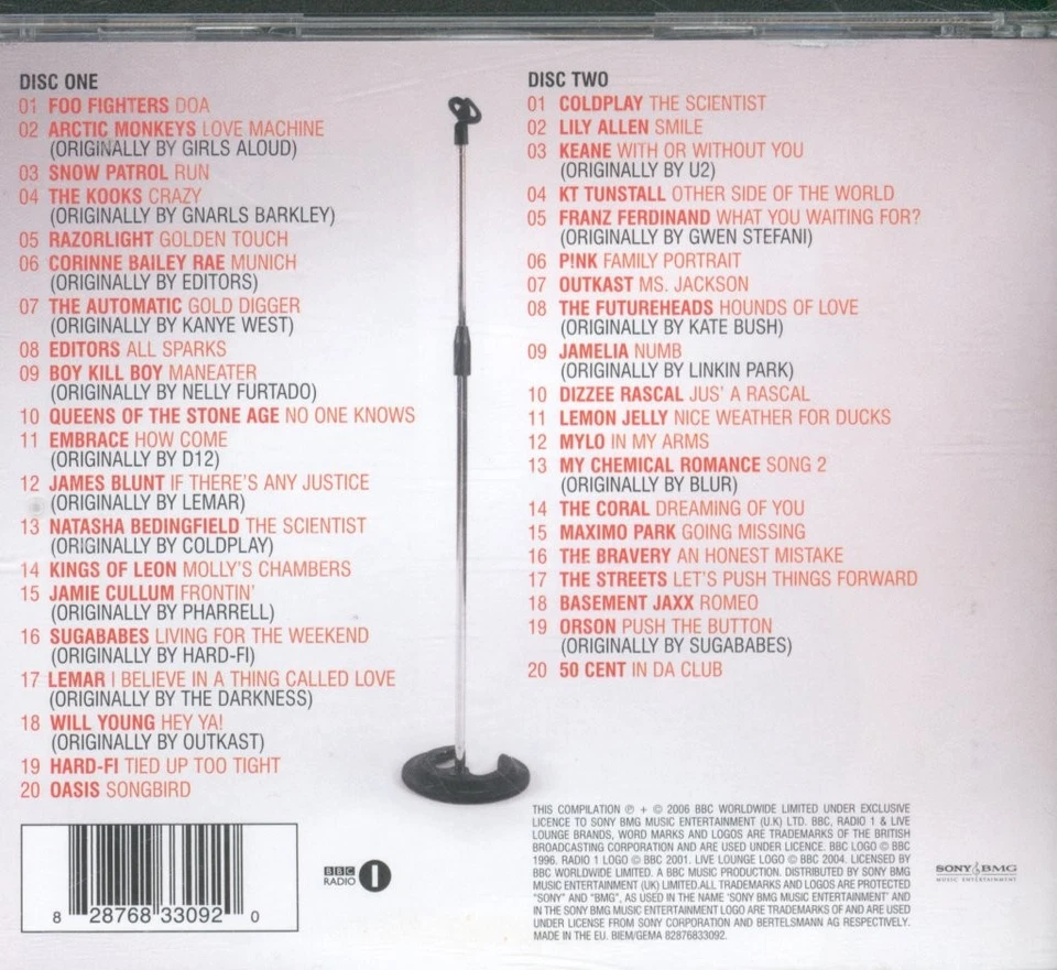 Verschiedene Künstler Radio 1's Live Lounge Doppel-CD Europa Sony BMG Musik - Bild 2 von 4