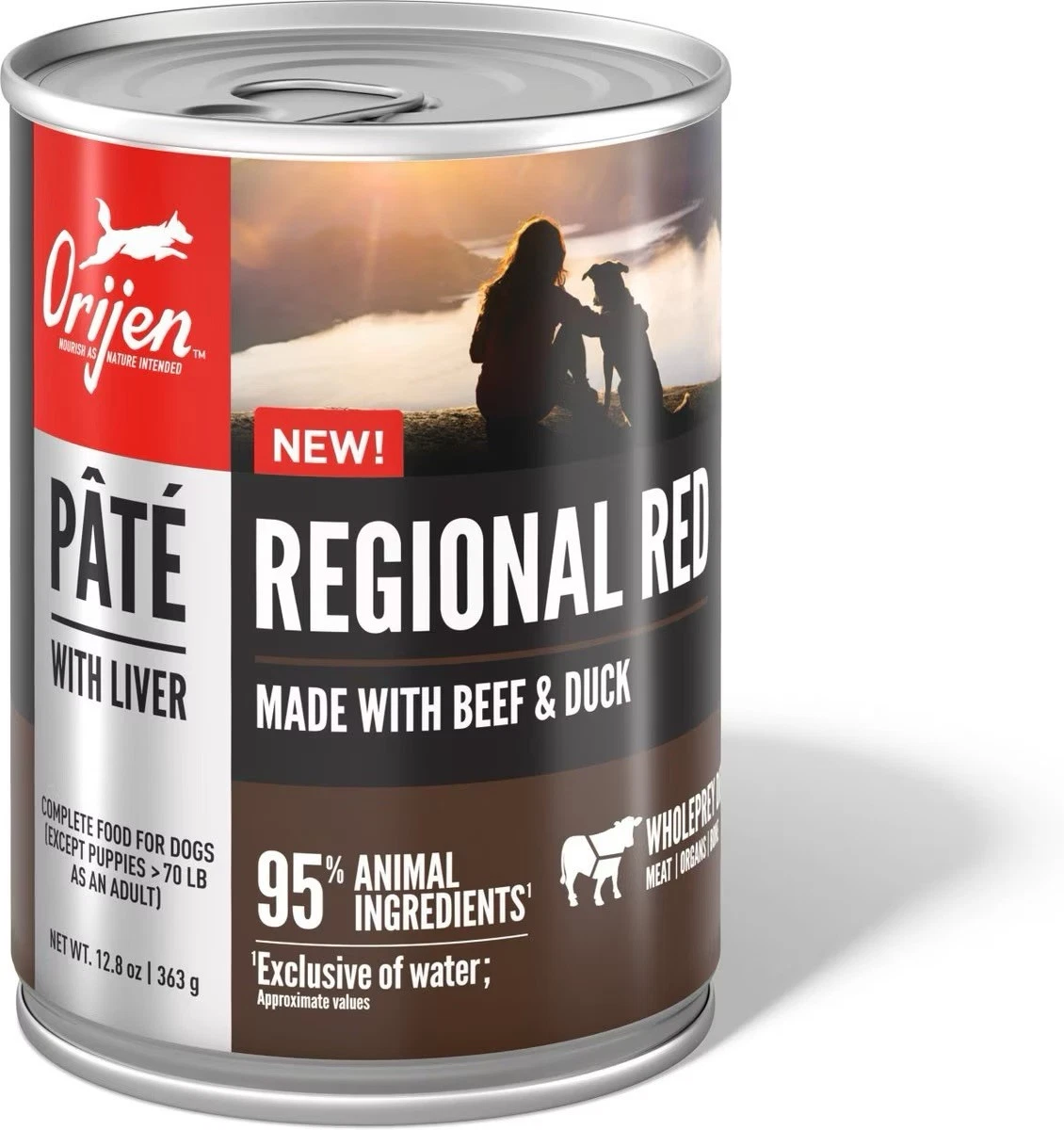 Orijen Regional Red Pate Canned Dog Food 12 Pack of 12.8 Oz Cans