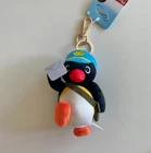 Pingu Postman Plush Type Bag Charm KeyRing Key chain Accessory Cute Penguin