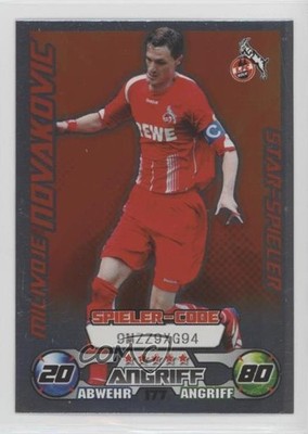 2009 Topps Match Attax Bundesliga Code Card Star-Spieler Milivoje Novakovic y0i