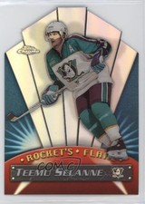2000-01 Topps Chrome Rocket's Flare Refractor Teemu Selanne #RF10 HOF 2tb