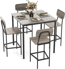 Counter Height Dining Table Set, Bar Table and Chairs, Pub Table and Chairs Set 