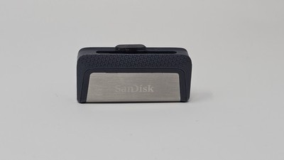 SanDisk SDDDC2 128GB USB Type C & USB 3.1 Ultra Dual Flash Drive - Gray