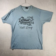 Vtg Wall Drug South Dakota T-Shirt XL Screen Stars Best USA Single Stitch