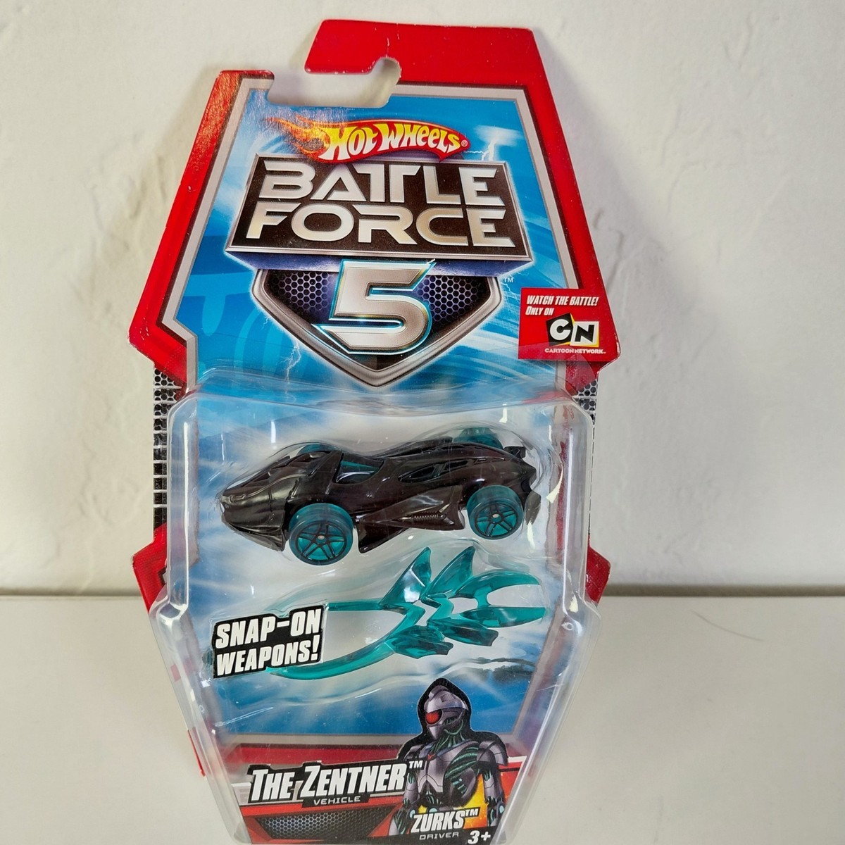 Hot Wheels Battle Force 5 The Zentner 2009 Snap On Weapons Sealed