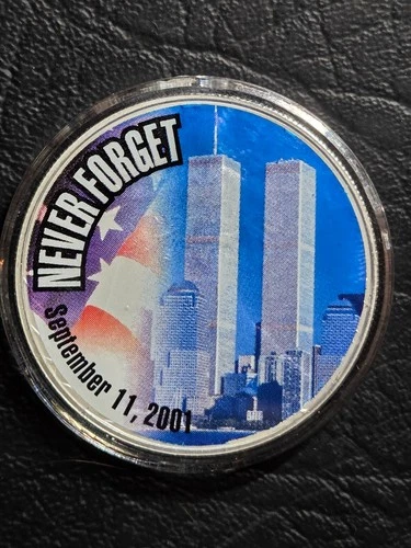 2001 BU "Never Forget"  $1.00 American Eagle  Silver Dollar