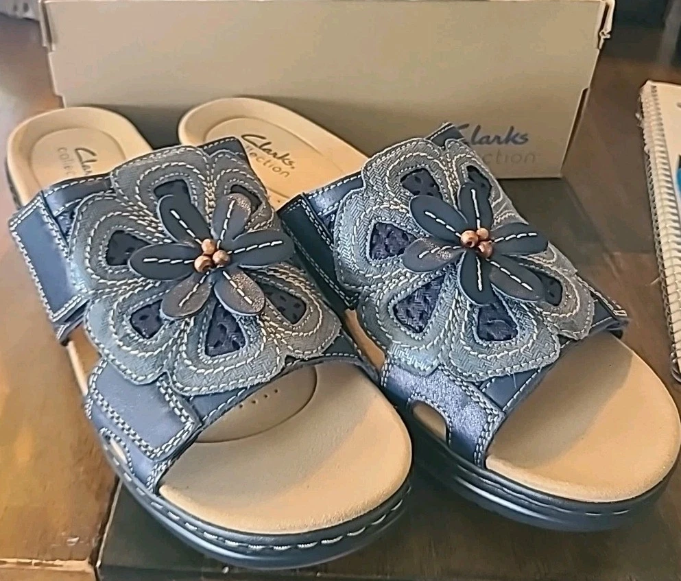 Clarks Donna Merliah2 Belle Navy Multi 26181722 Taglia 9m