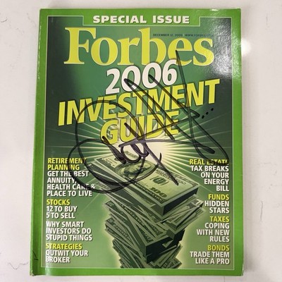 Forbes December 12 2005 2006 Investment Guide Special Issue Magazine