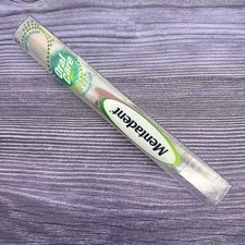 Mentadent 51 Toothbrush ORAL CARE Soft Full Head Flared Side Bristles PINK RED