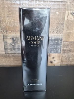 Armani Code Absolu Parfum 3.4 fl oz / 100 ml Spray - DISCONTINUED - NEW