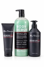 Ben Sherman Men s Grooming Bundle Body Scrub Lotion After Shave Balm Set New