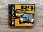R4 Ridge Racer Type 4 PlayStation 1 PS1- CIB w/Reg Card! EXCELLENT + Mint Discs!