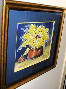 Australian-Artist-Brenda-Roberton-039-s-pastel-titled-039-The-Old-Copper-Kettle-039