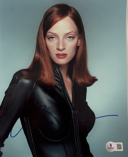 Uma Thurman Signed KILL BILL 8x10 Photo BAS Beckett COA Autograph #BM41694