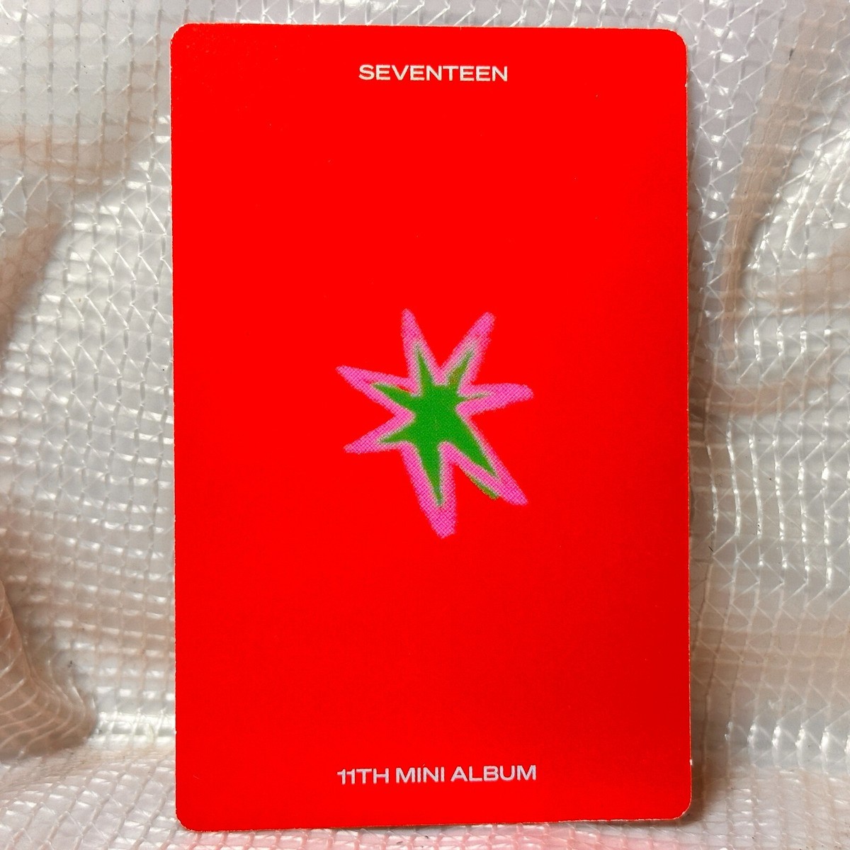 S. Coups Official Photocard Seventeen 11th Mini Album Heaven SVT