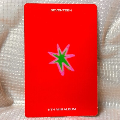 S. Coups Official Photocard Seventeen 11th Mini Album Heaven SVT