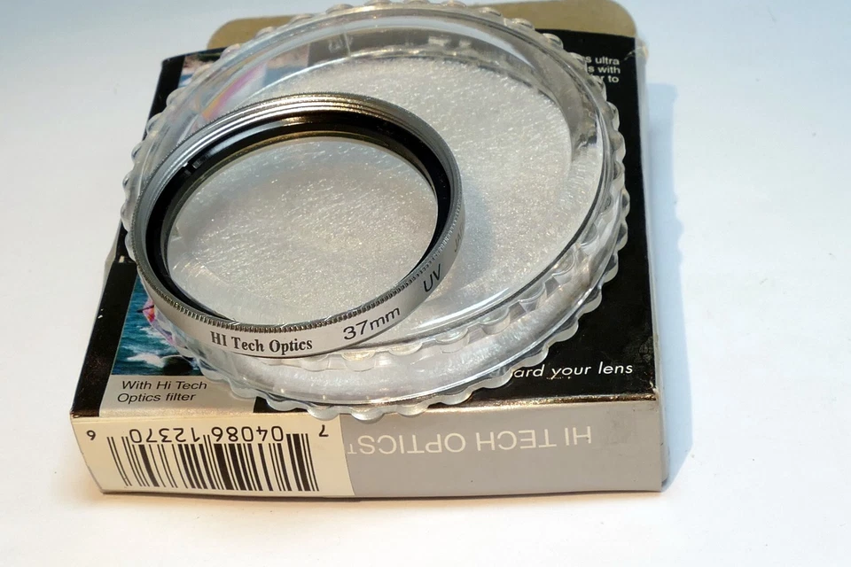 Hi Tech Optics 37mm MC UV Lens Filter Multi-Coated for camcorder (chrome rim) - Image 2 of 4