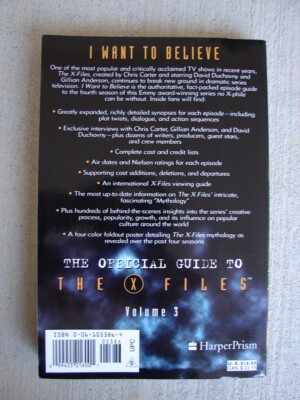The X-Files Hard and Soft cover 7 book lot Official guide vol 1, 2