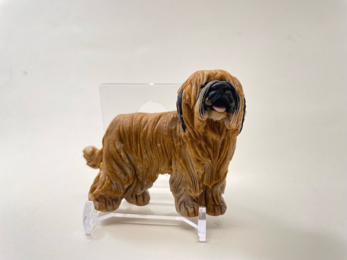 Briard Fawn Briard Fawn Polyresin Dog Breed Refridgerator Fridge