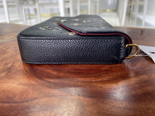 LOUIS VUITTON Félicie Pochette M80482 Monogram Empreinte 2 Removable Pockets COA - Picture 12 of 16