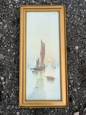 VINTAGE GARMAN MORRIS - SUNSET FRAMED PRINT 