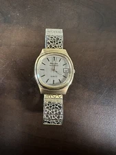 Bulova Accutron Quartz Gold Toned Watch