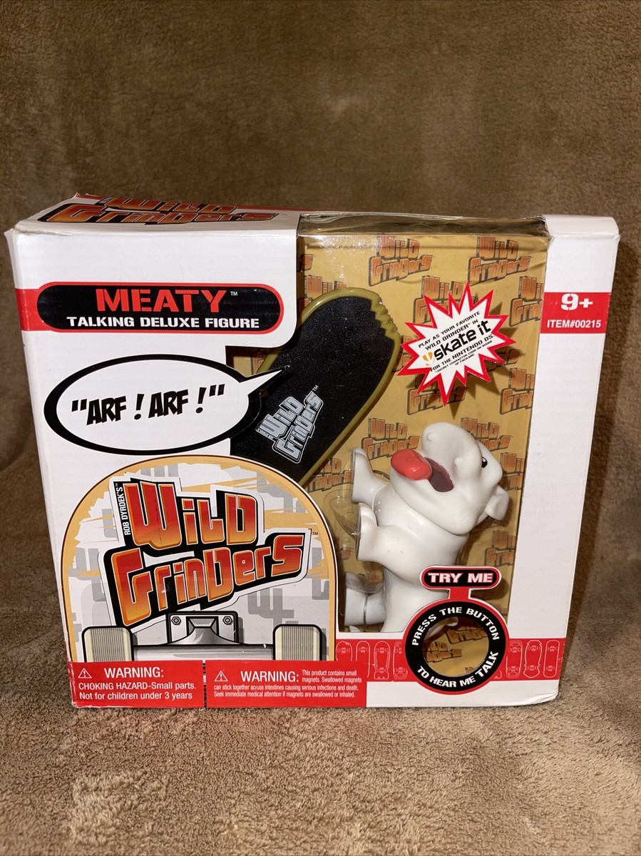 Rob Dyrdek's Wild Grinders Action Figure Meaty w/ Skate Board 2008