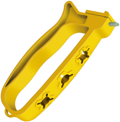 Smith's Sharpeners Yellow Broadhead Knife Sharpener w/ Wrench 07122