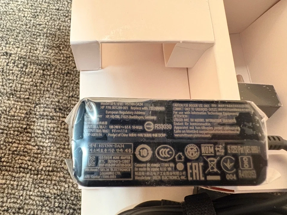 Adaptador de corriente HP para HP ElitePad 1000 G2/900 G1 HP HSTNN-DA34 805289-003/WH Foto 4 de 4