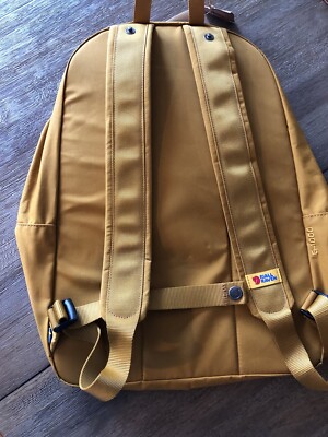 Unisex! Fjallraven Vardag 16 Liter backpack with seat pad! Acorn/mustard! New ? Vardag 16 main image 4