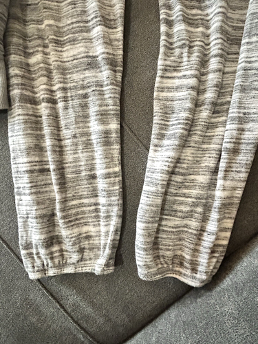 MONROW* Hoodie Jogger Set XS/Small Jacke/Hose Velour Waffelstrick Anthropologie - Bild 11 von 11