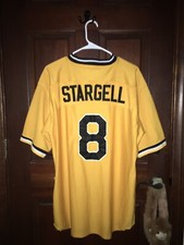 Mens Sz 50 Mitchell & Ness WILLIE STARGELL Pirates MLB Baseball Jersey ~STITCHED