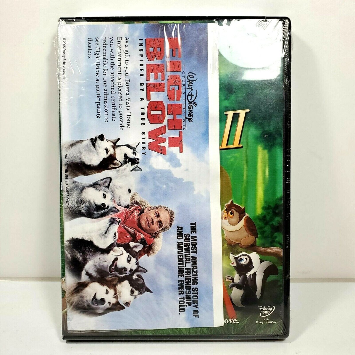 Walt Disney Bambi II DVD Movie Family Film Thumper Owl Animated NIP