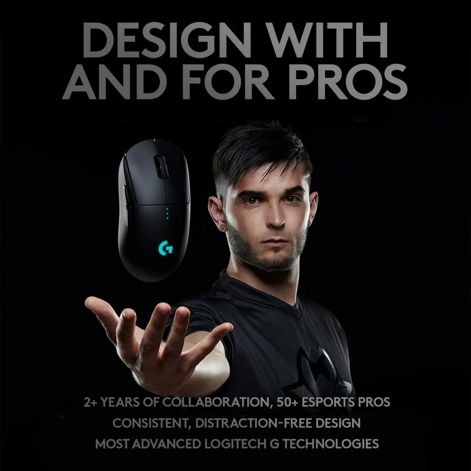G PRO Wireless Gaming Mouse, HERO 25K Sensor, 25,600 DPI, RGB, Ultra Lightweight - Image 2 of 4