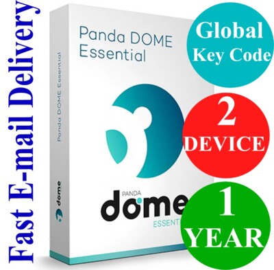 Panda Dome Essential 2 Device / 1 Year (Unique Global Key Code) 