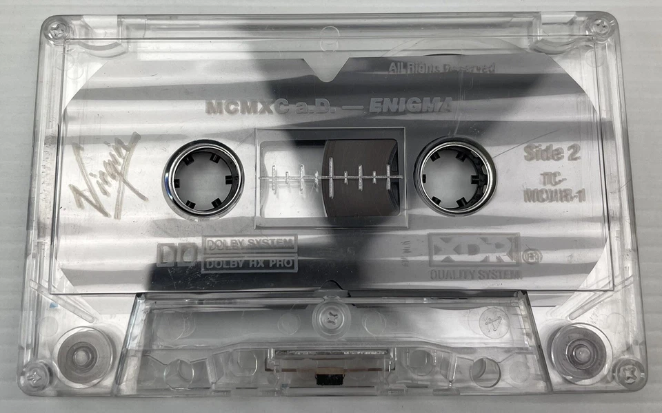 Enigma MCMXC a.D Music Cassette Tape MCVIR I Virgin 1991 Original - Image 4 of 4