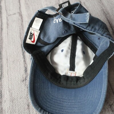 Vintage 90s Nike Swoosh Logo Strapback Hat Cap Carver for Kids