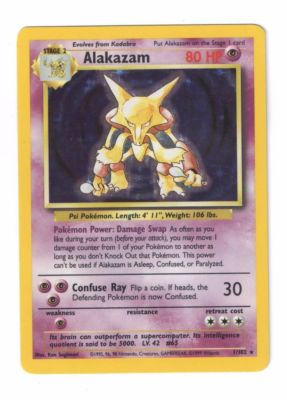 Rare Holo (shiny) base set pokemon cards All 16 Available Out of print!
