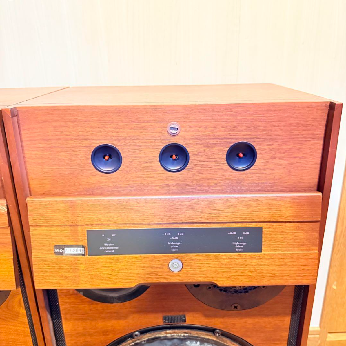 ACOUSTIC RESEARCH AR-10π Vintage Speaker Pair Super Rare Free