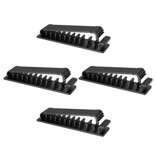 4Pcs Wire Holder Clips Data Cable Management Computer Power Storage Rack