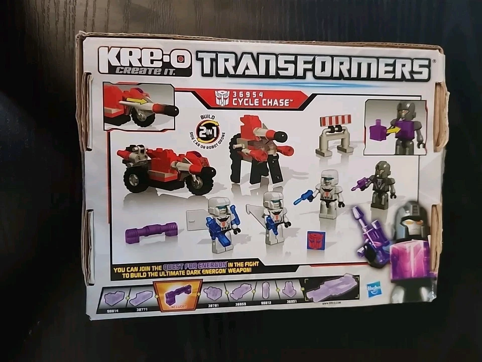 36954 Cycle Chase - Transformers KRE-O Create It 75 Piezas VER NOTA Foto 2 de 4
