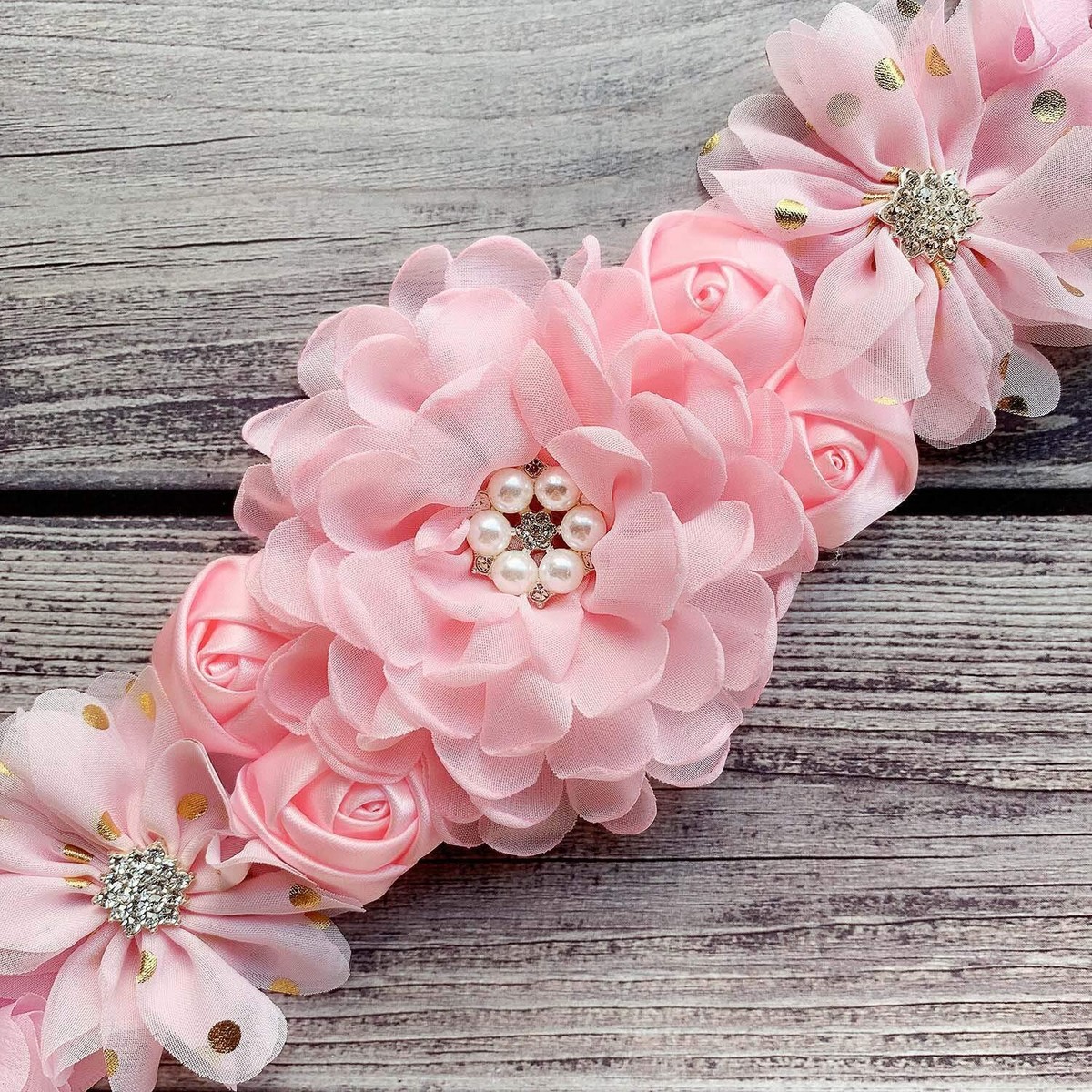 2999 Pink Girls Graduation School Party Dress Waist Belts Rhinestones Sleeveless Crystal Prom Dresses For Black Girls Layered  main image 4