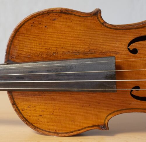 old vintage small violin geige viola cello fiddle label EDUARD SOUKUP Nr. 1574 - Picture 3 of 15