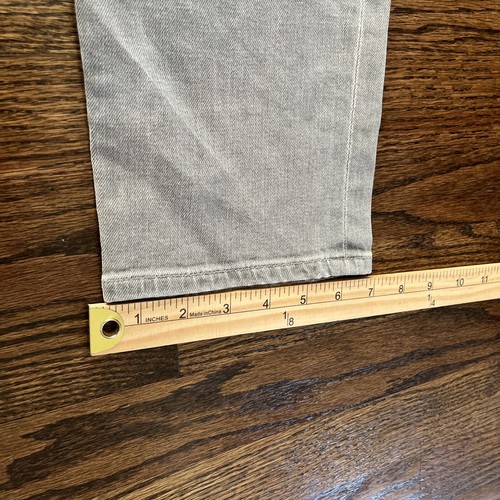 Men's NWT Agolde Skinny Relaxed Fit Bedford Jeans Size 34 Gray Destroyed - Picture 10 of 13
