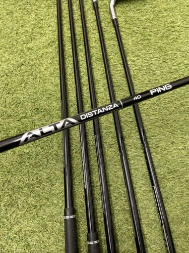 Lefthanded Ping G425 Irons/ 6-PW+UW / Black Dot/Alta Distanza 40 Soft Reg / Used - Picture 7 of 11