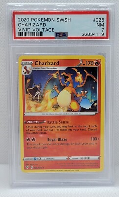 2020 Pokemon Sword & Shield Vivid Voltage #025 - PSA NM 7