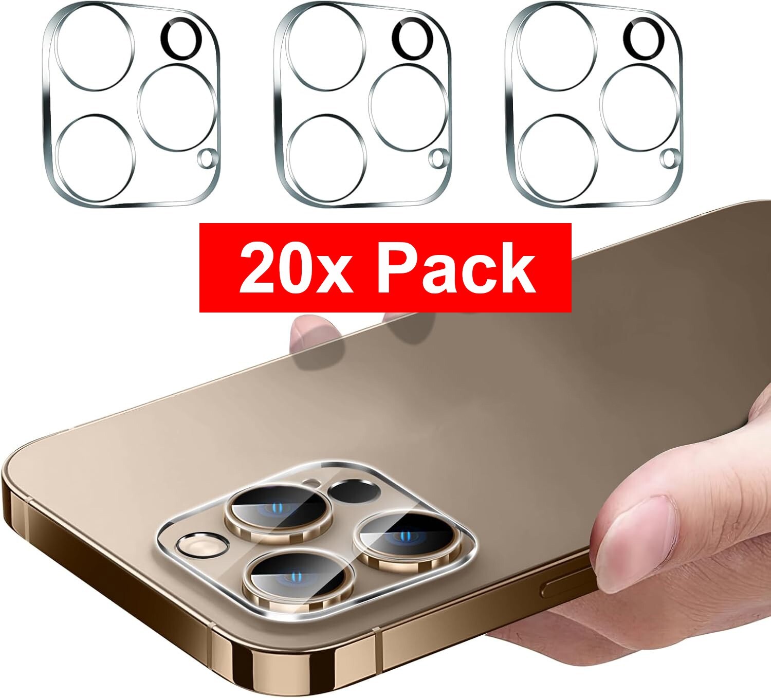 Tempered Glass Camera Lens Protector for iPhone 13